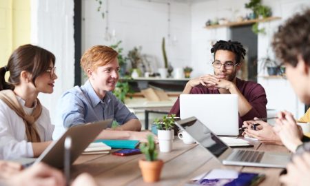 What is the difference between a job and a career - Group of employees working together.
